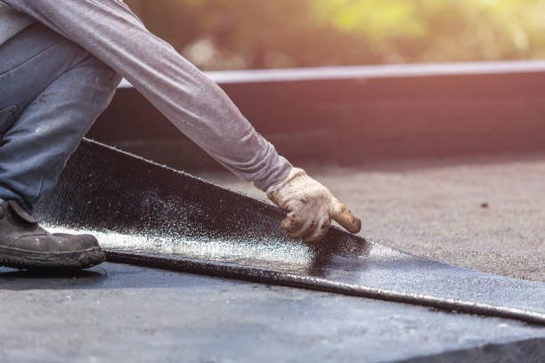 Professional Basement Waterproofing technician working in Lakewood, OH